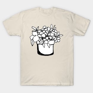 Color with sharpies! Spring Flower Pot T-Shirt